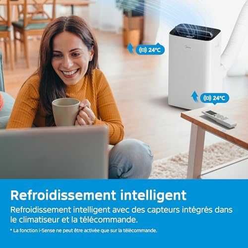 MIDEA Silent мобилен климатик 12000 BTU охлаждане и отопление