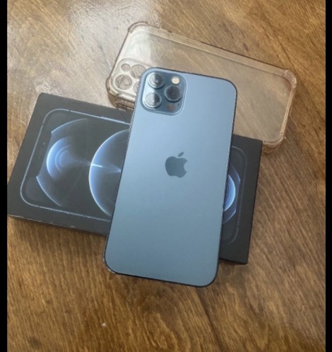 Iphone 12 Pro 128 gb Pacific Blue син много запазен