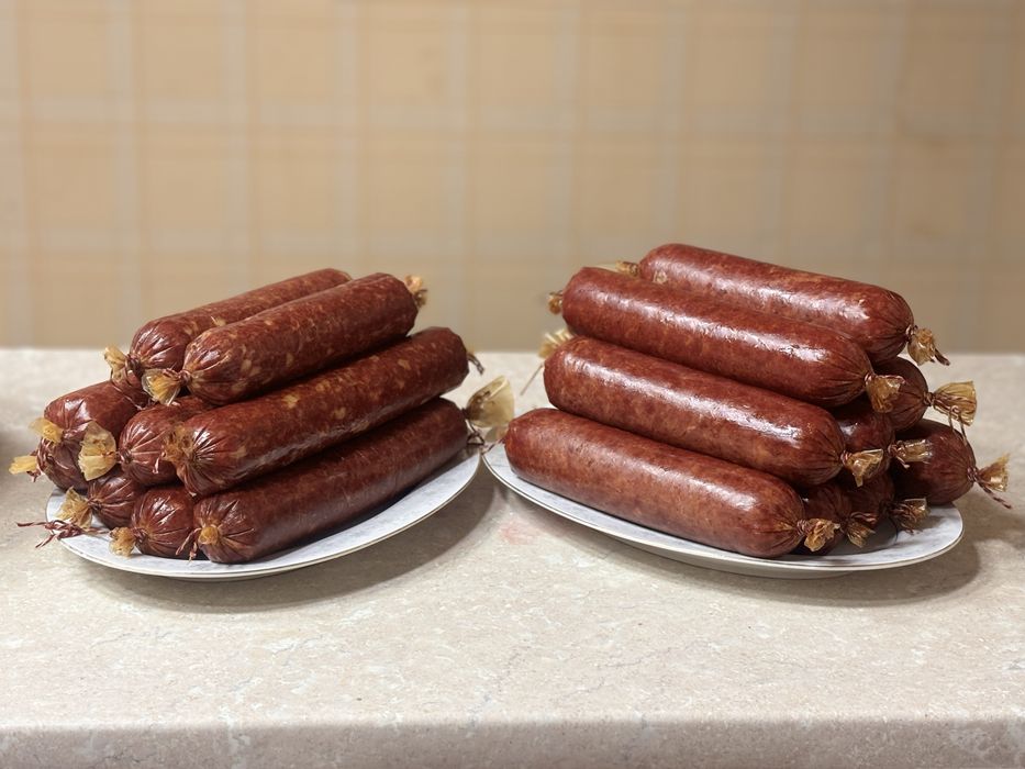 Натуральная колбаса из конины