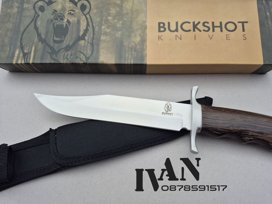 Ловен нож BUCKSHOT с кания от текстил