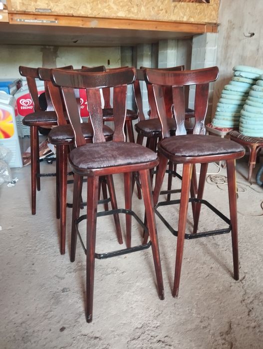 Дървени бар столове C24