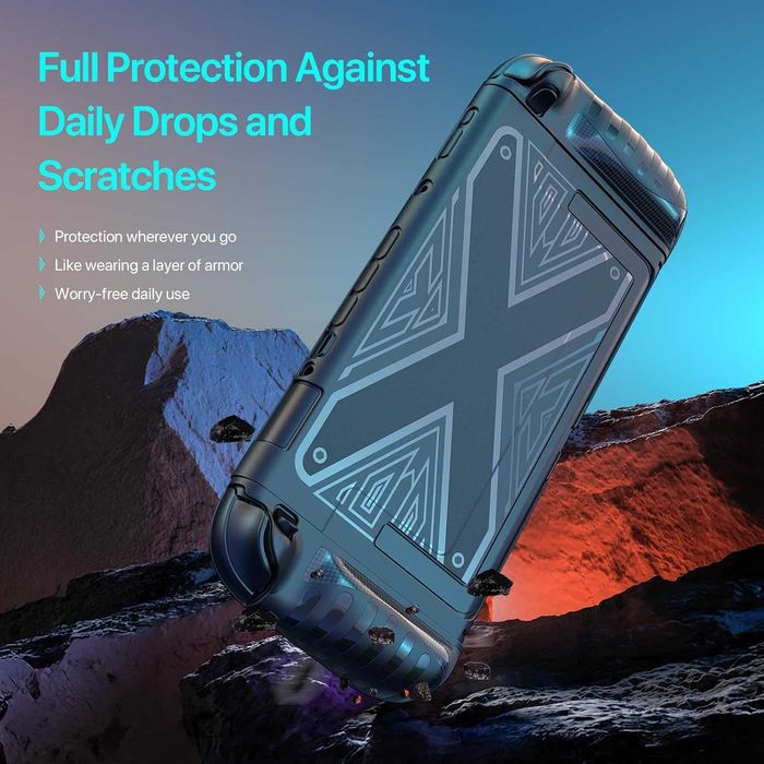 Nintendo Switch 2 Grip Case – тънък защитен кейс с X-pattern дизайн