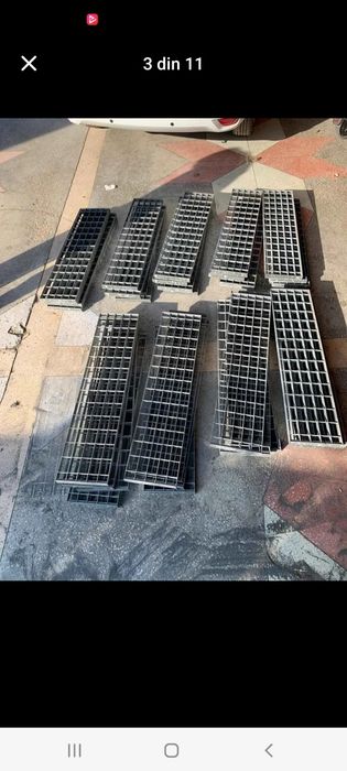 Gratare metalice galvanizate diferite dimensiuni debitam la comandă cl