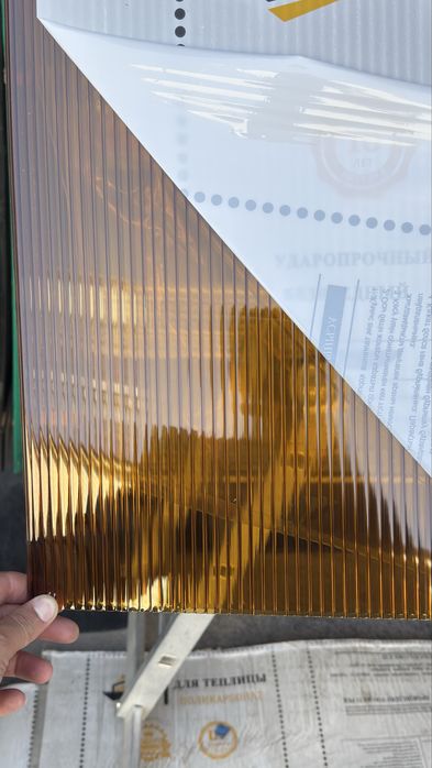 Сотовый поликарбанат лексан производство Казахстан 15 лет гарантия