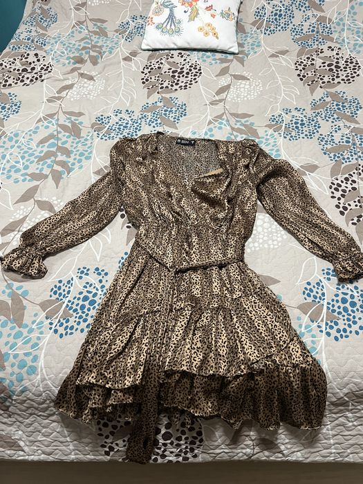 Рокля официална с принт