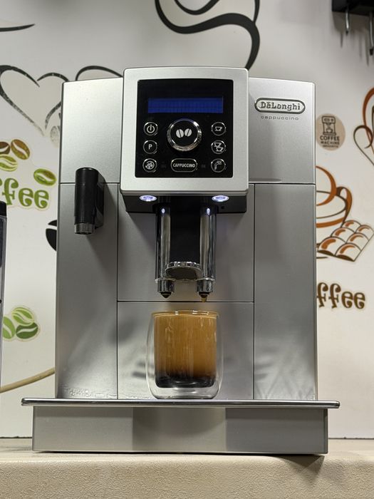 Кафемашина кафе автомат delonghi magnifica S cappuccino с гаранция