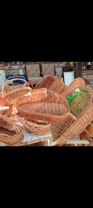 Красивые карзины, ручная работа.