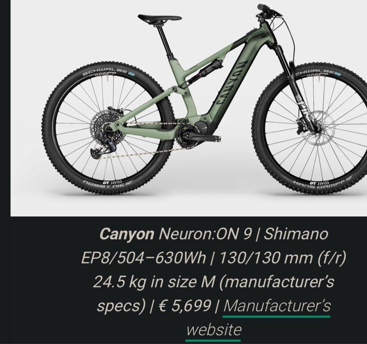 Bicicleta electrica Full Suspension Canyon  29 /2022