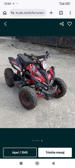 ATV copii in 2 timpi cu amestec