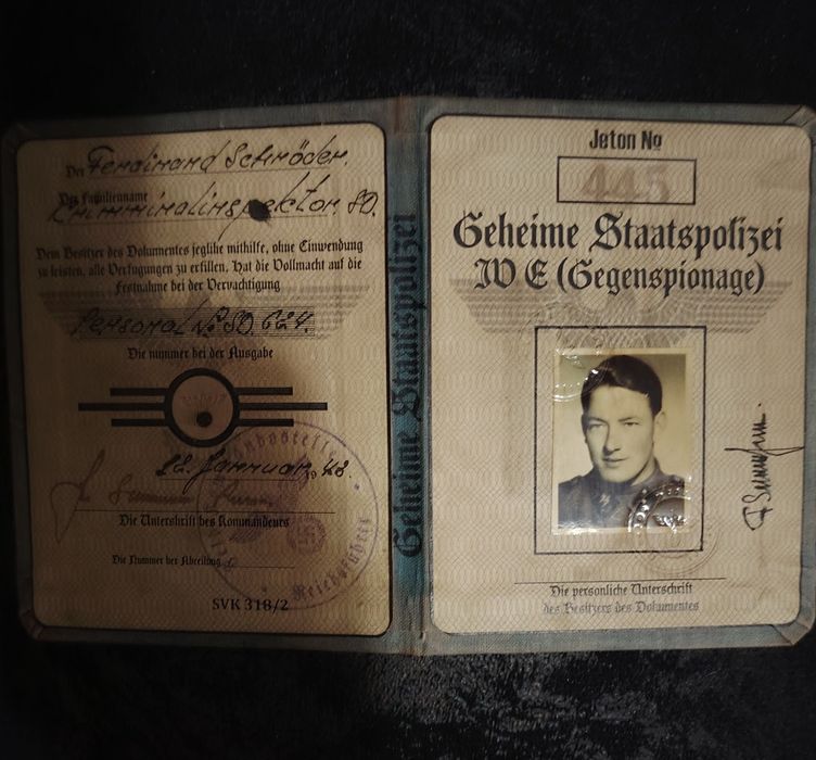 паспорти-документи, WW2.