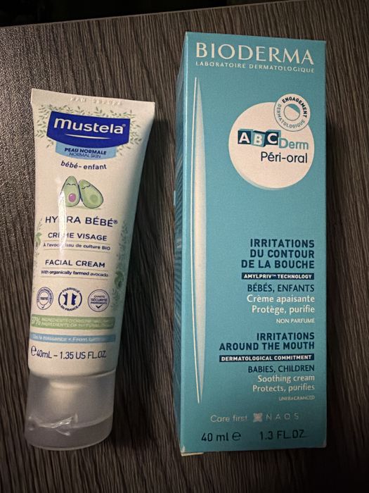 Bioderma ABCDerm Péri-oral, Mustela Hydra Bébé