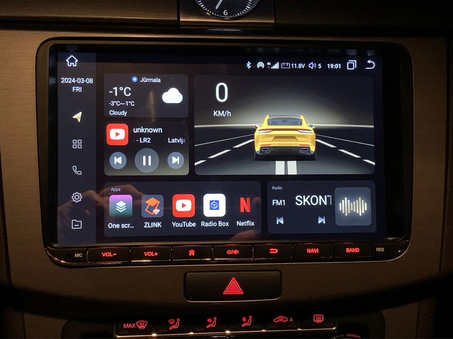 Navigatie android VW Skoda Seat Leon Passat Golf Tiguan Octavia Fabia