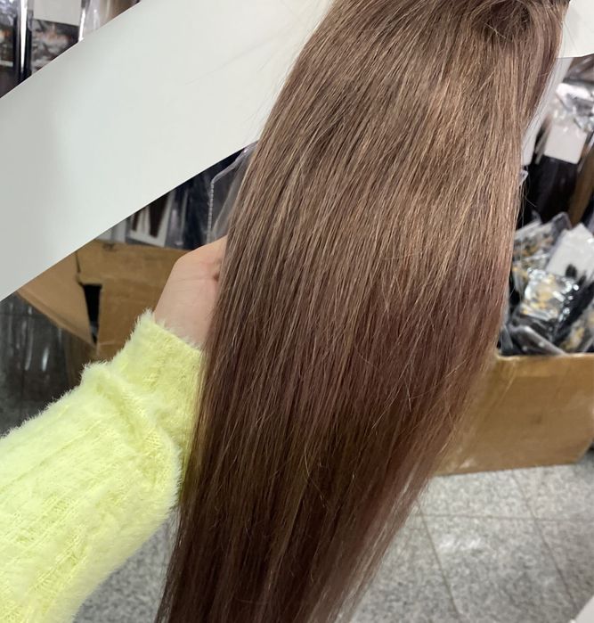 Extensii noi Oskar saten natural 60 cm