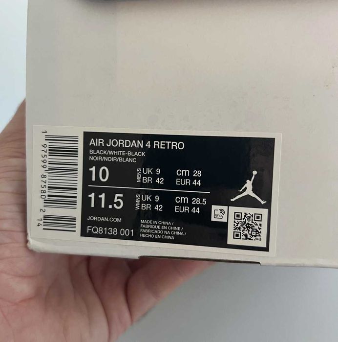 *NOU* Air Jordan 4 White Thunder - livrare cu verificare