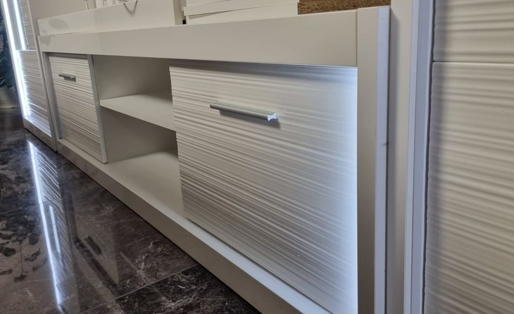 Mobila living MDF cu led