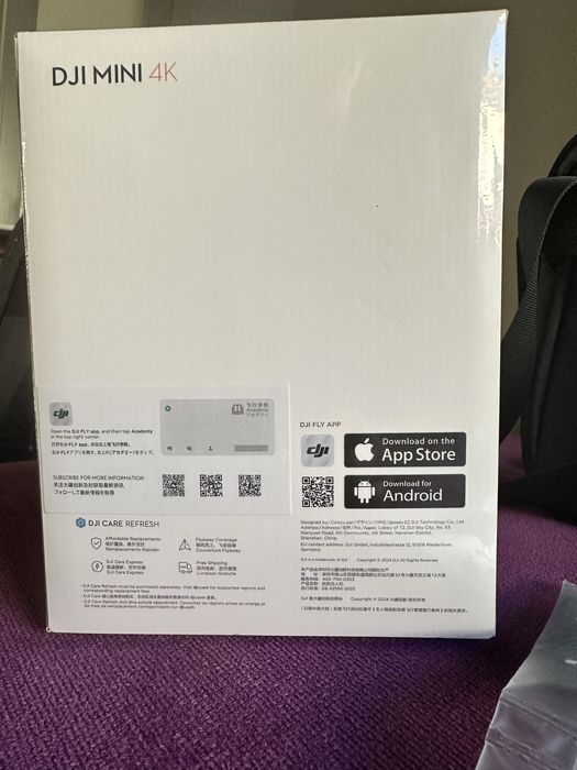 Drona DJI Mini4K sigilata + pachet Fly More combo