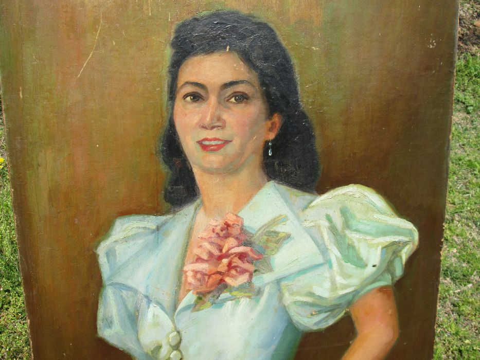 Tablou vechi Portret.
