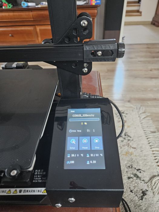 Imprimanta 3D Creality CR 6 SE - gata de print.