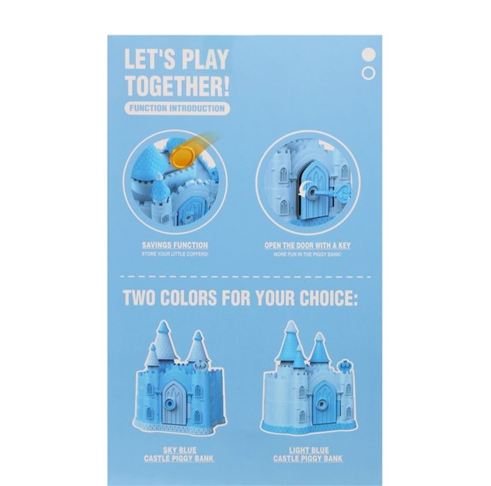 Детска касичка за пари Замък Замръзналото кралство