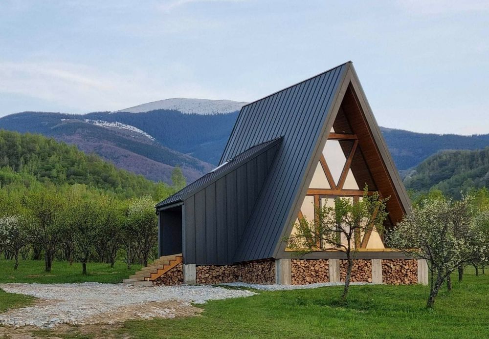 Cabana A din lemn vând s-au schimb cu auto