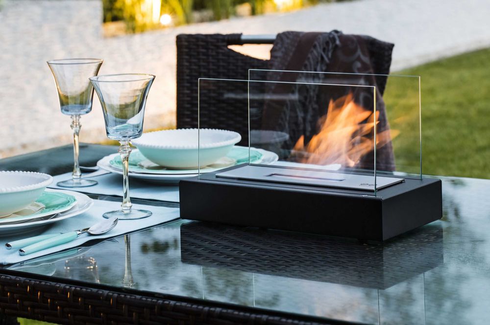 Șemineu de masă Kratki Hotel S, cu bioetanol