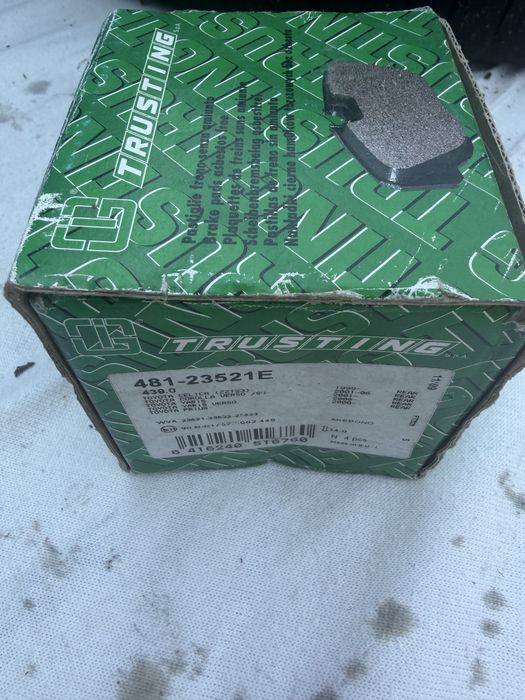 Нови задни накладки TRUSTING 439 0 Toyota Yaris Corolla Celica Prius
