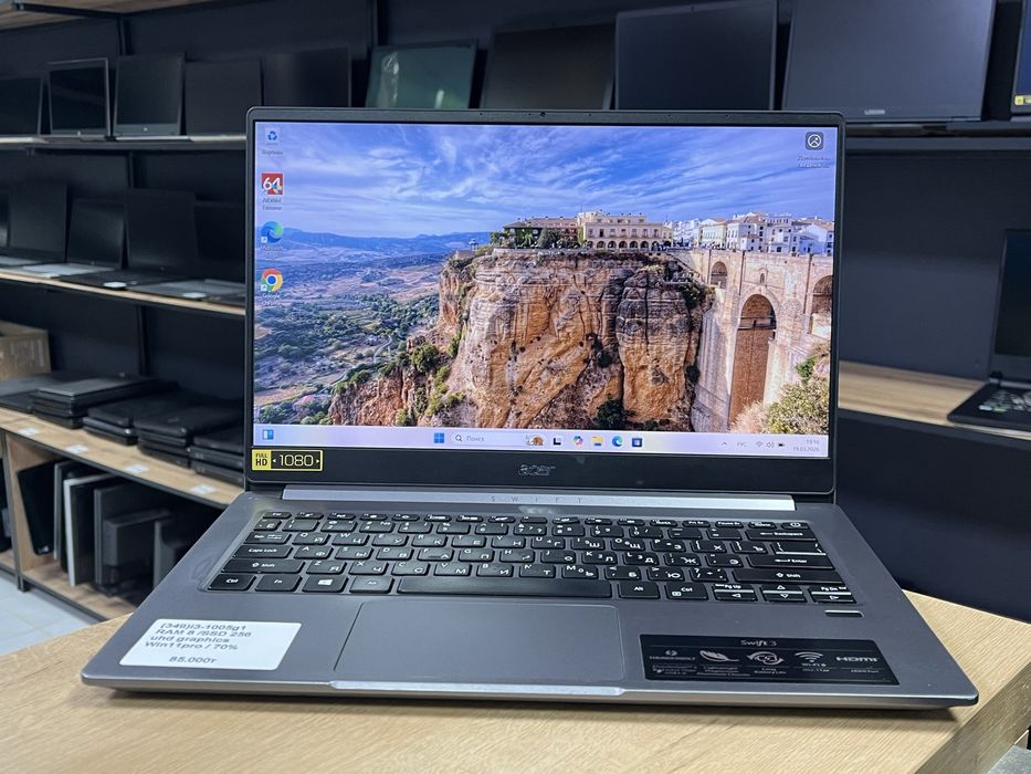 Ультрабук Acer Swift 3 i3-1005G1 8GB RAM SSD 256GB Full HD Win 11 Pro