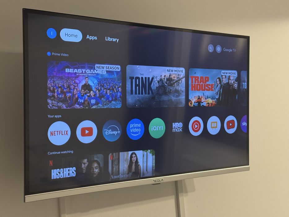 Tv Tesla Led 32S635SHS, 80 cm, Smart Google TV, HD, Clasa E