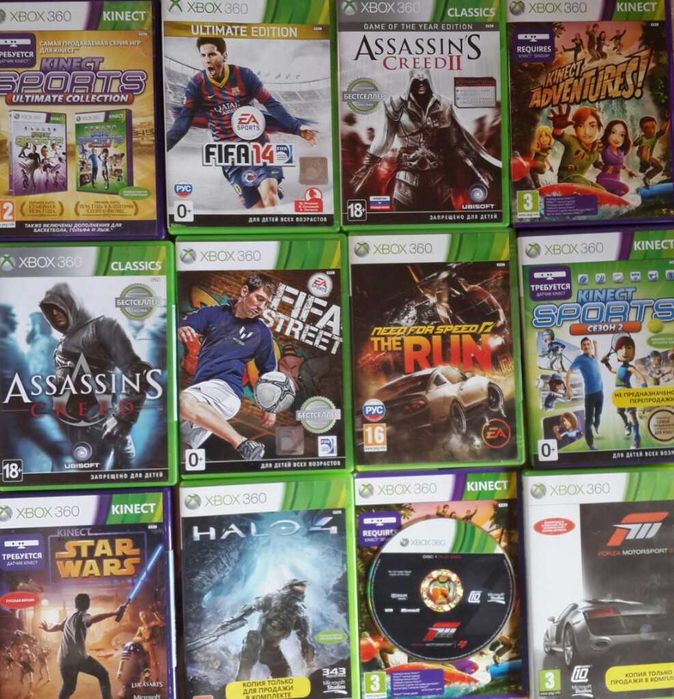 продам игравые диски на пс1.2.3.4  хбок360- хбокс ван недорого