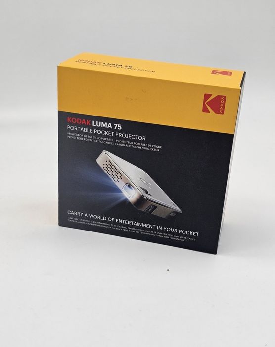 Proiector portabil Kodak Luma 75 - Proiector DLP LED HD reîncărcabil