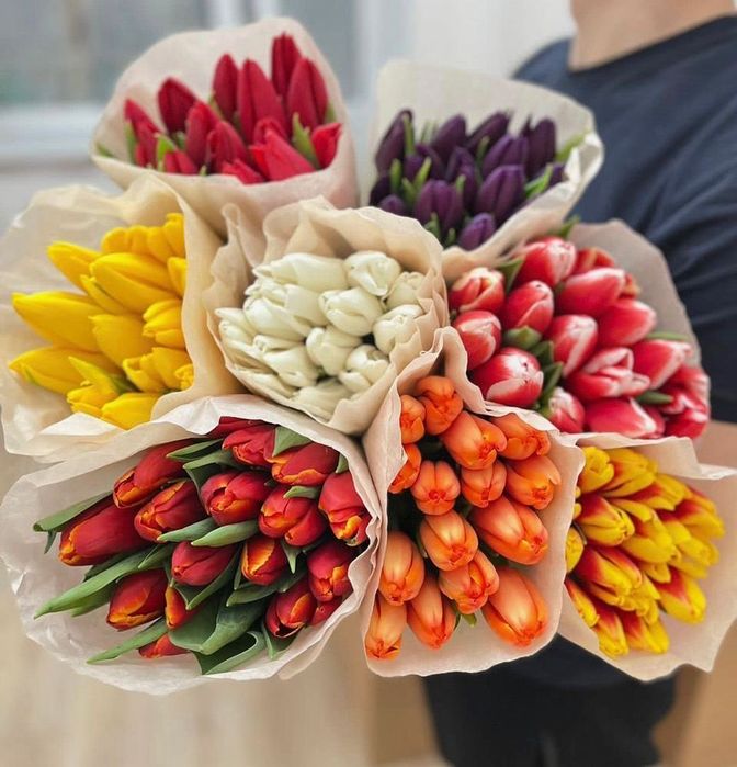 Тюльпаны на 8 марта