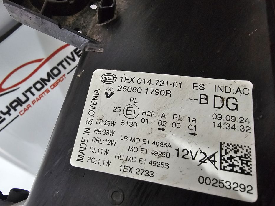 Far stanga led Renault Trafic 3 dupa 2021 cod 260601790R