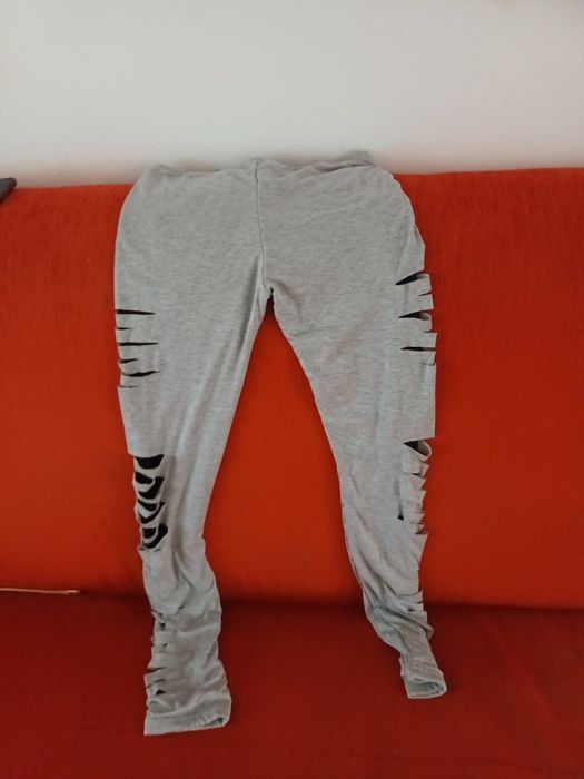 Colanti  noi gri cu negru marimea 42