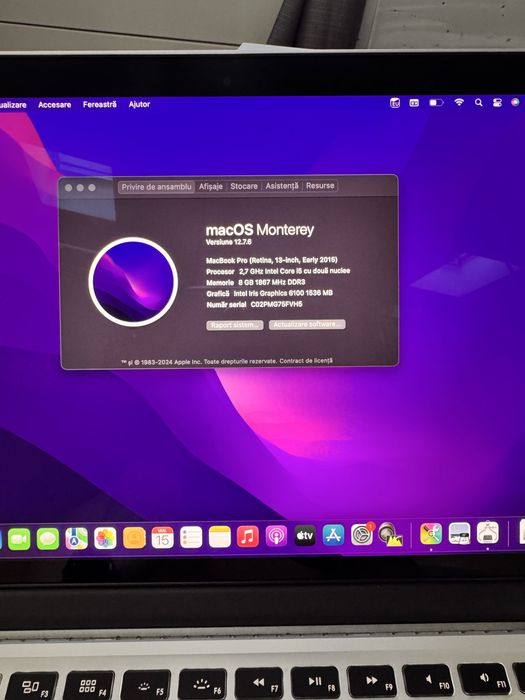 MacBook Pro- retina 13 early 2015