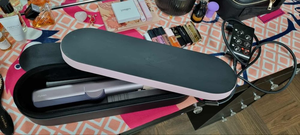 Сешоар-преса за коса Dyson - Airstrait, Jasper Plum, Limited edition