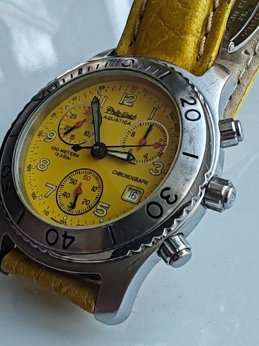 Ceas Philip Watch Aquatica Chronograph Quartz ETA 22 rubine