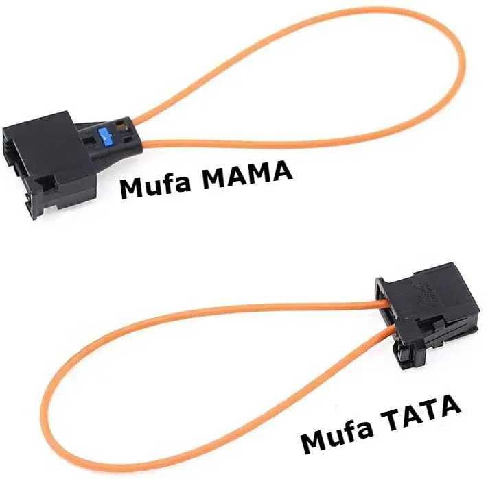 Conector fibra optica bucla loop bypass MOST VW Audi BMW Mercedes
