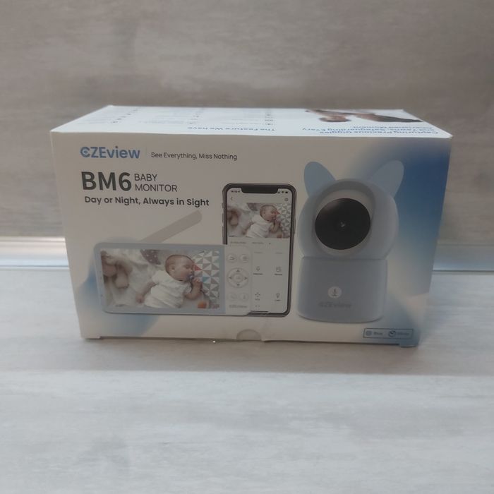 Нов Смарт Видео Бебефон CZEview BM6 | 2K Камера + 5.5" HD Екран + Wi-Fi App | Топ модел