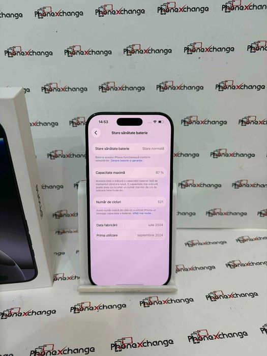 iPhone 16 Pro 128GB Neverlocked Black 87% 50077