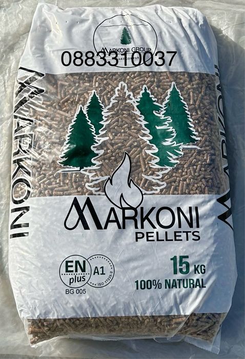 Пелети Markoni и Ahira  EN+A1 80% бор и 20% бук