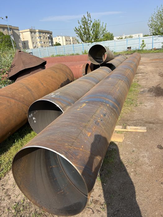 Vand teava metalica sudata elicoidal , longitudinal si trasa laminata
