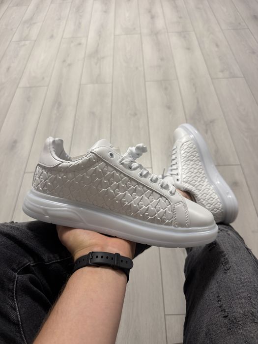 Adidasi Barbati A | X Armani Casual Full Alb!