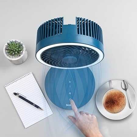 Beldray EH3413B Вентилатор, Безжичен, сгъваем 3в1, LED, лек ДЕФЕКТ