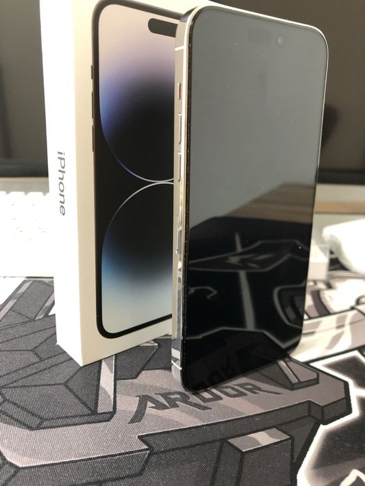 iPhone 14 pro max silver 128gb