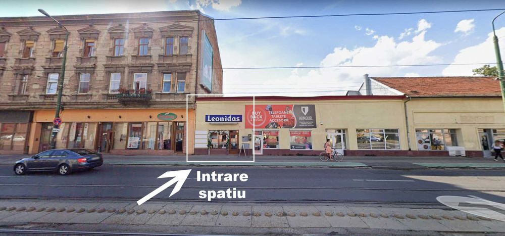 Inchiriez spatiu comercial stradal cu