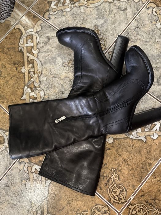 Кожаные турецкие сапоги