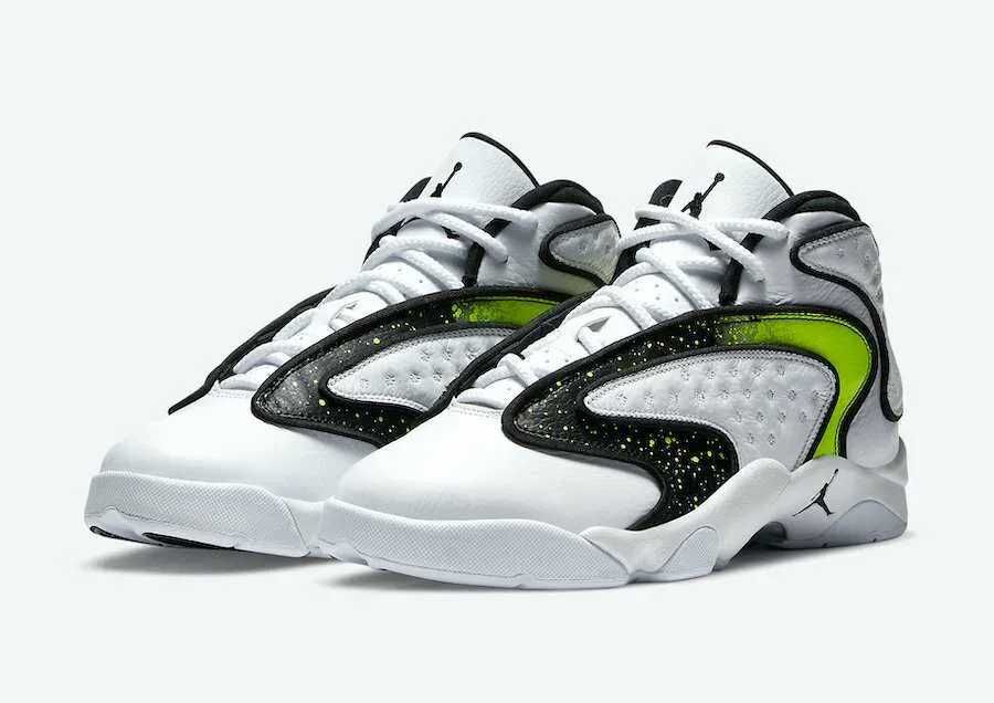 Nike Air Jordan OG White Volt Black номер 44.5 Оригинал Код 5522