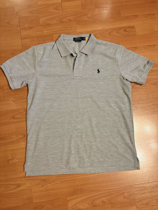 Поло блуза Polo Ralph Lauren Светло сива