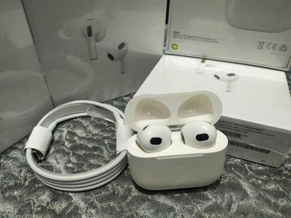 БЕПУЛ Доставка, Янги airpods 3 Lux версия, 2024/25 Юқори сифатлиси!.