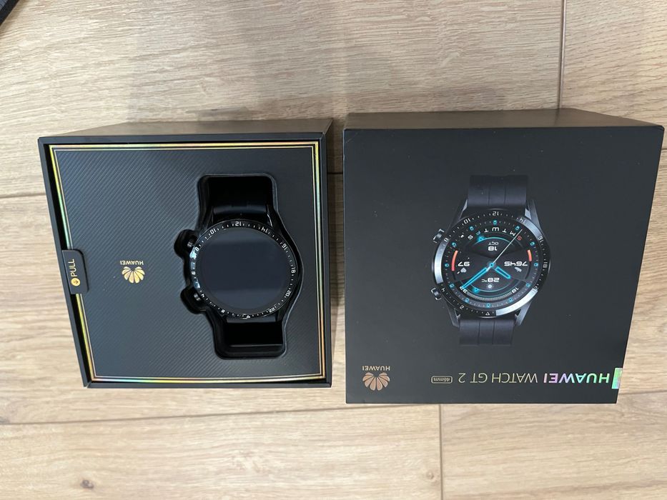 Смарт часовник Huawei Watch GT 2 46 мм, като нов, без следи от употреба, оригинална кутия